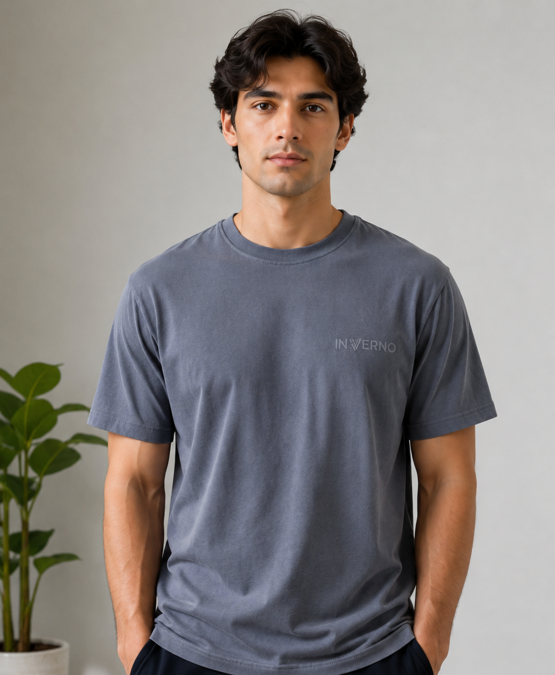 Grey cotton T-Shirt