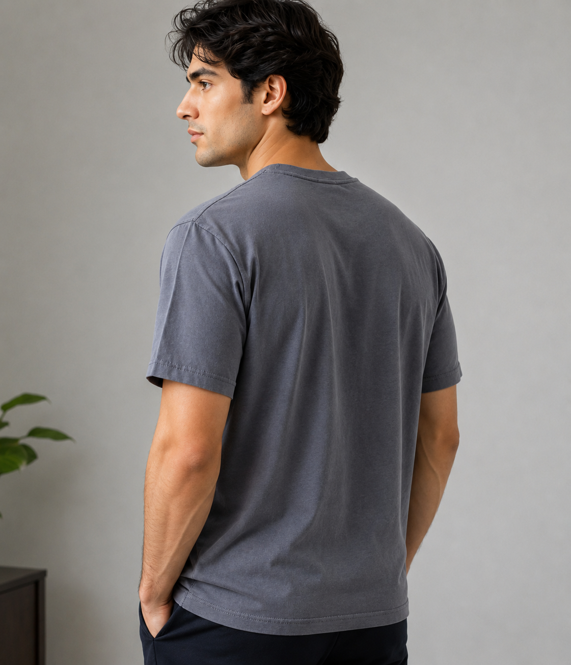 Grey cotton T-Shirt