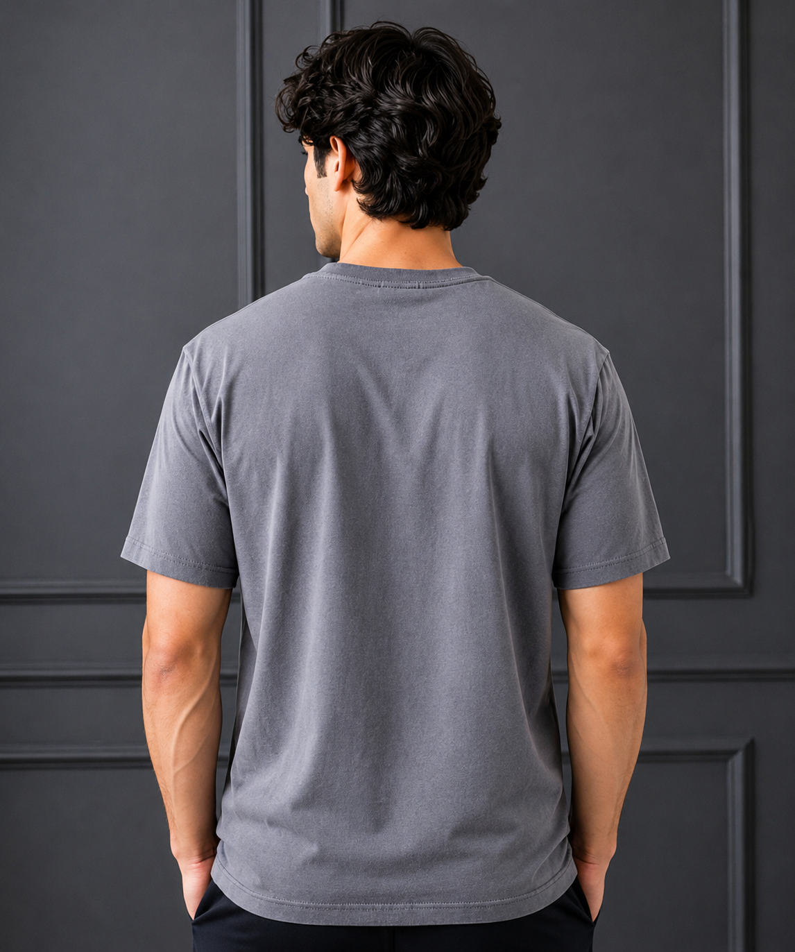 Grey cotton T-Shirt
